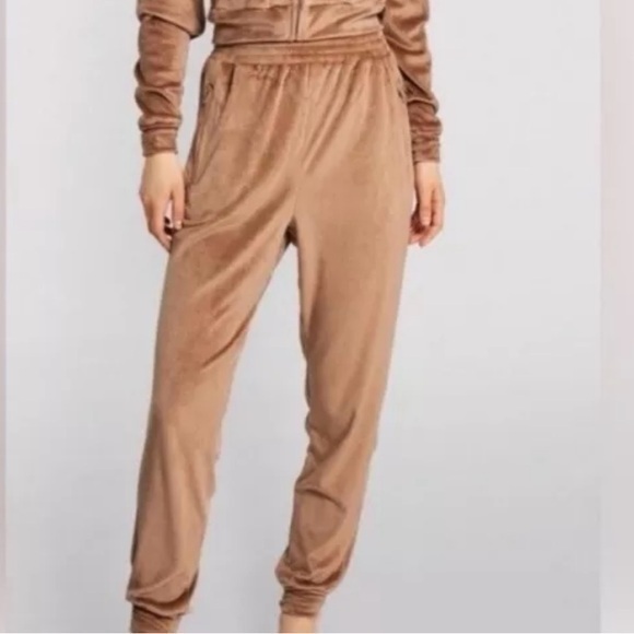 SKIMS Pants - NWOT SKIMS Velour Jogger Brown Athleisure Casual Comfort large